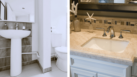 Pedestal Sink vs. Vanity – Which Should You Choose? - Mountain State  Kitchen & Bath